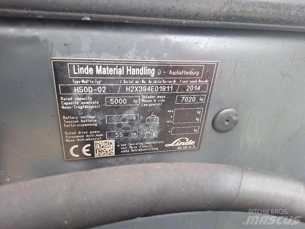 Linde H 50 D شاحنات الديزل