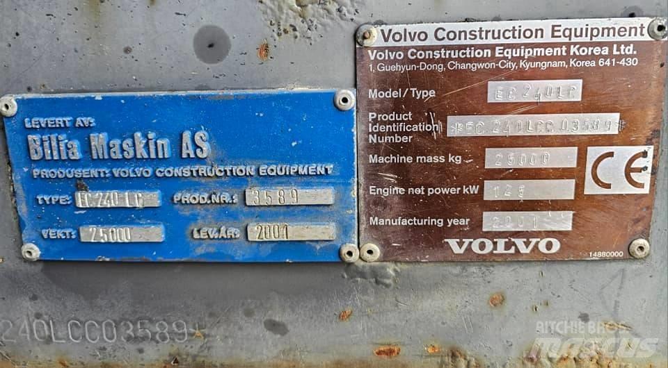 Volvo EC 240 LC حفارات زحافة