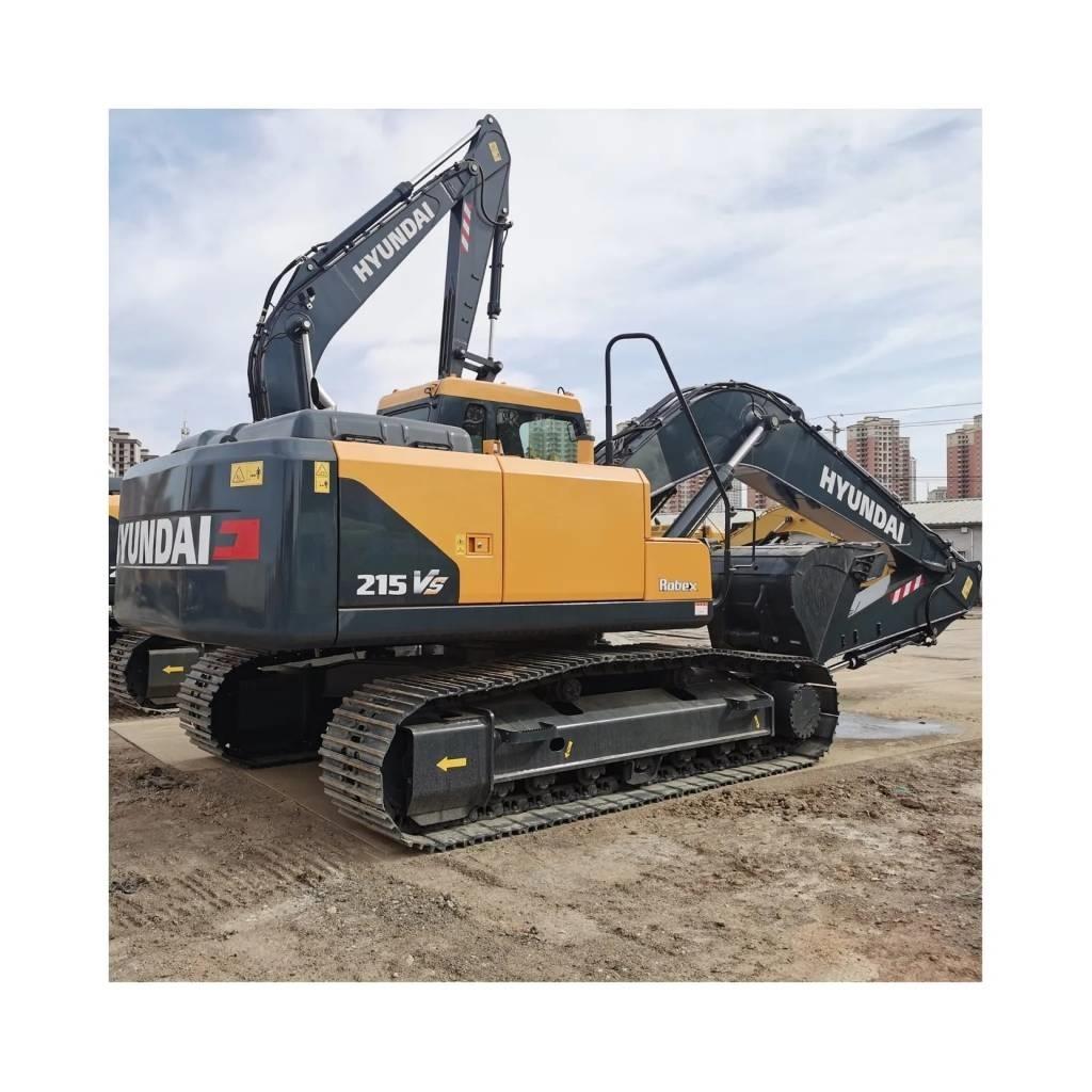 Hyundai Robex 215 VS حفارات زحافة