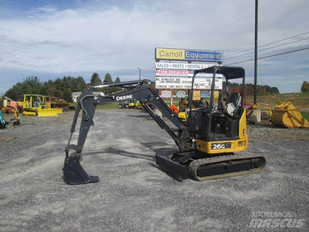 John Deere 26G حفارات صغيرة أقل من 7 طن (حفارات صغيرة)