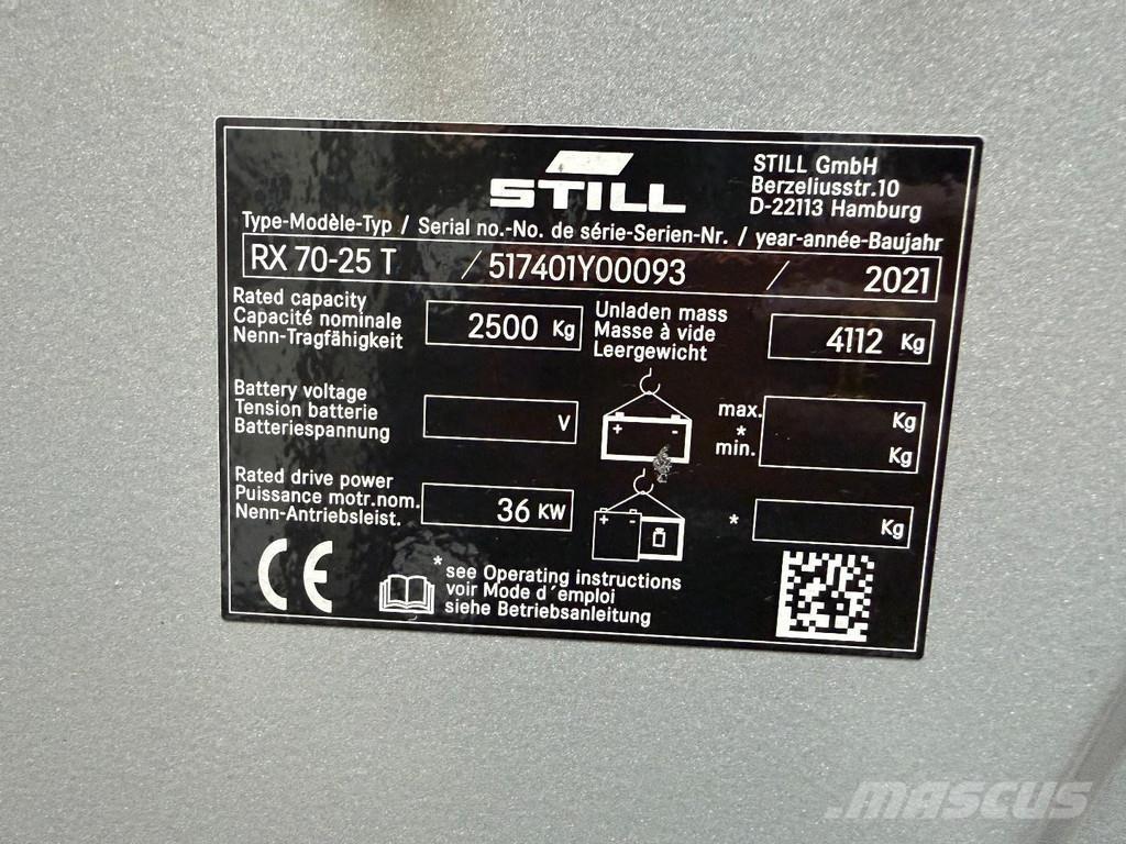 Still RX70-25T شاحنات LPG