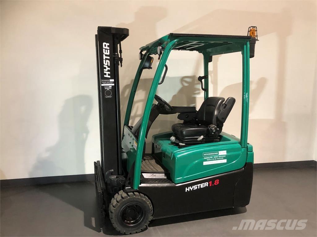 Hyster J1.8XNT (MWB) شاحنات ذات رافعات شوكية تعمل بالكهرباء