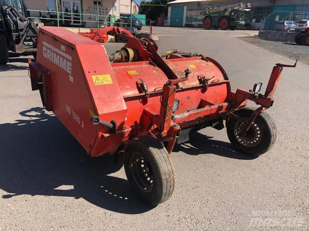 Grimme KS 1500 A معدات جز نباتات البطاطس المتيبسة