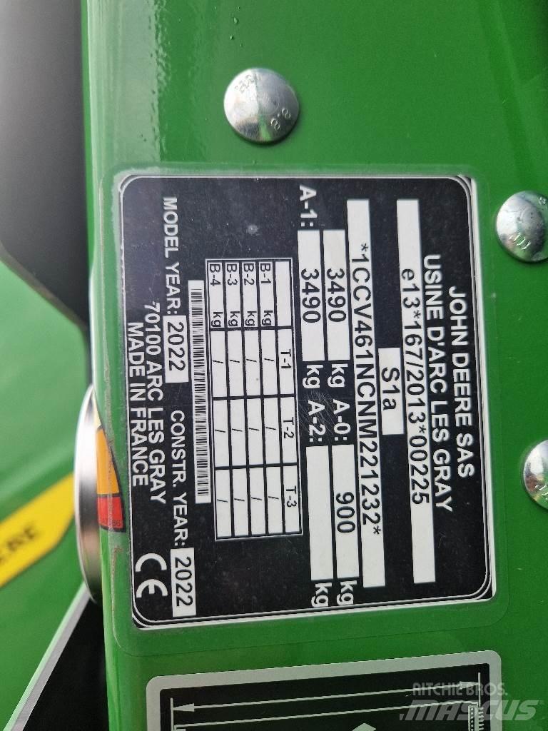 John Deere V461M محزمات مستديرة