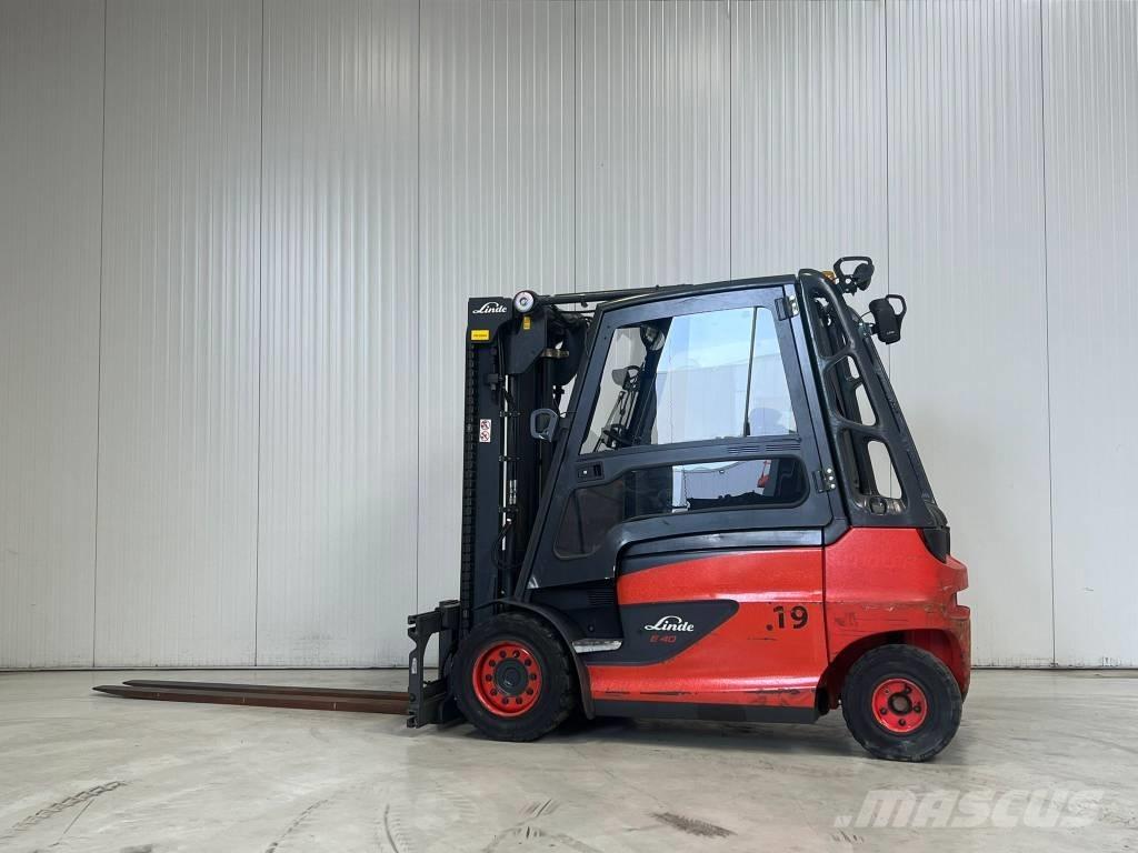 Linde E40H-01/600 شاحنات ذات رافعات شوكية تعمل بالكهرباء