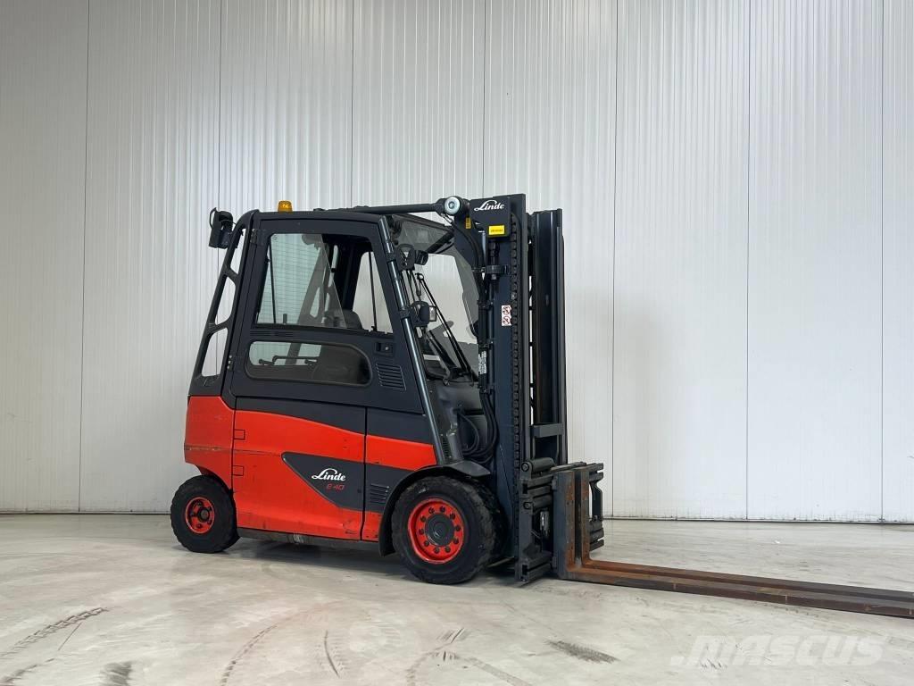 Linde E40H-01/600 شاحنات ذات رافعات شوكية تعمل بالكهرباء