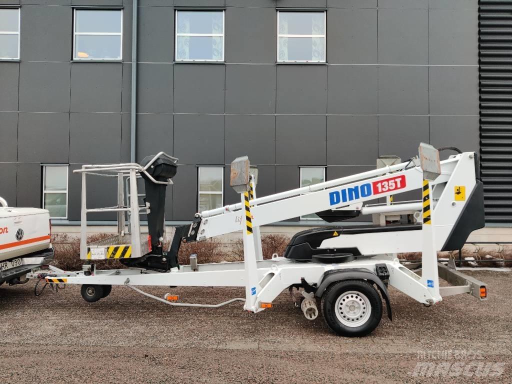 Dino 135 T Skylift المنصات الهوائية المثبتة على مقطورة