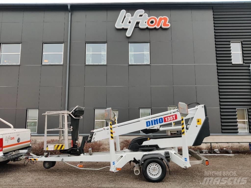 Dino 135 T Skylift المنصات الهوائية المثبتة على مقطورة