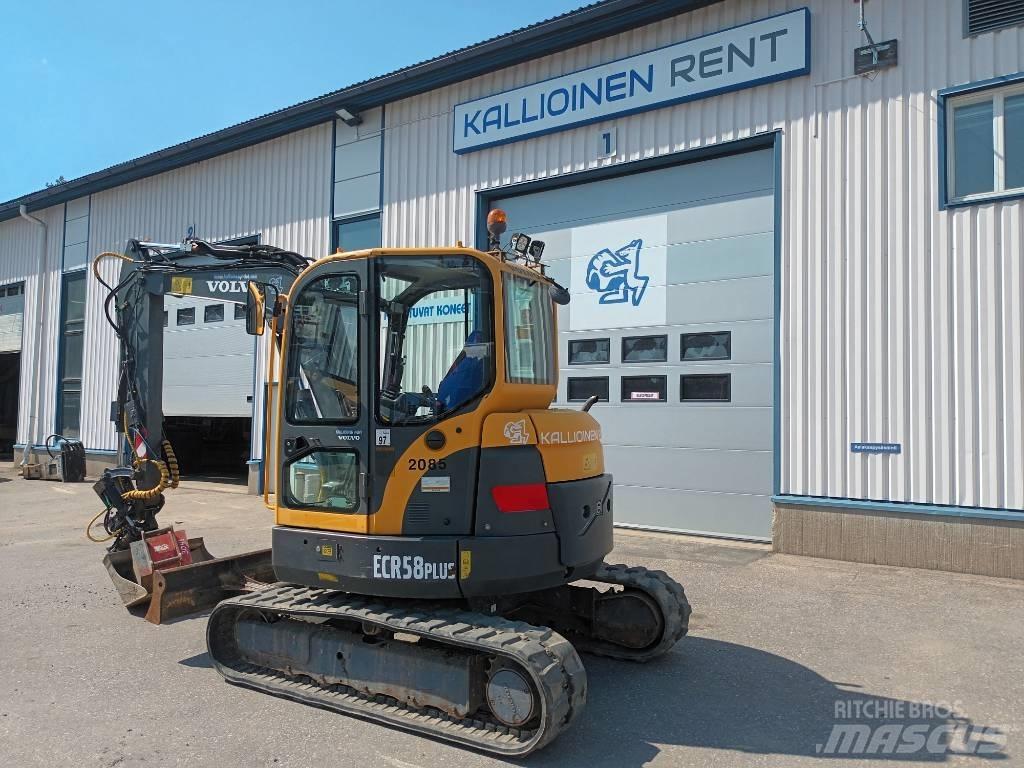 Volvo ECR 58 حفارات صغيرة أقل من 7 طن (حفارات صغيرة)