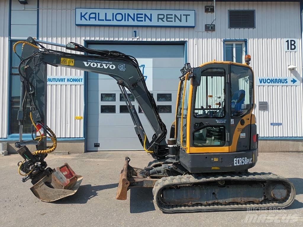 Volvo ECR 58 حفارات صغيرة أقل من 7 طن (حفارات صغيرة)