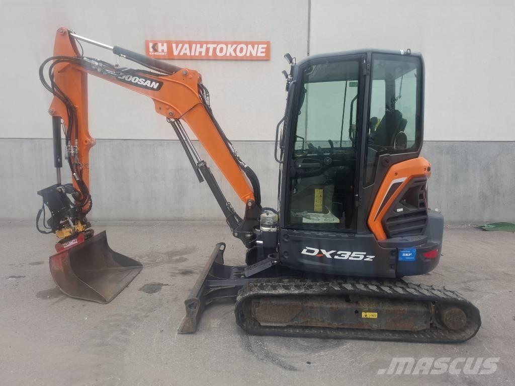 Doosan DX 35 Z حفارات صغيرة أقل من 7 طن (حفارات صغيرة)