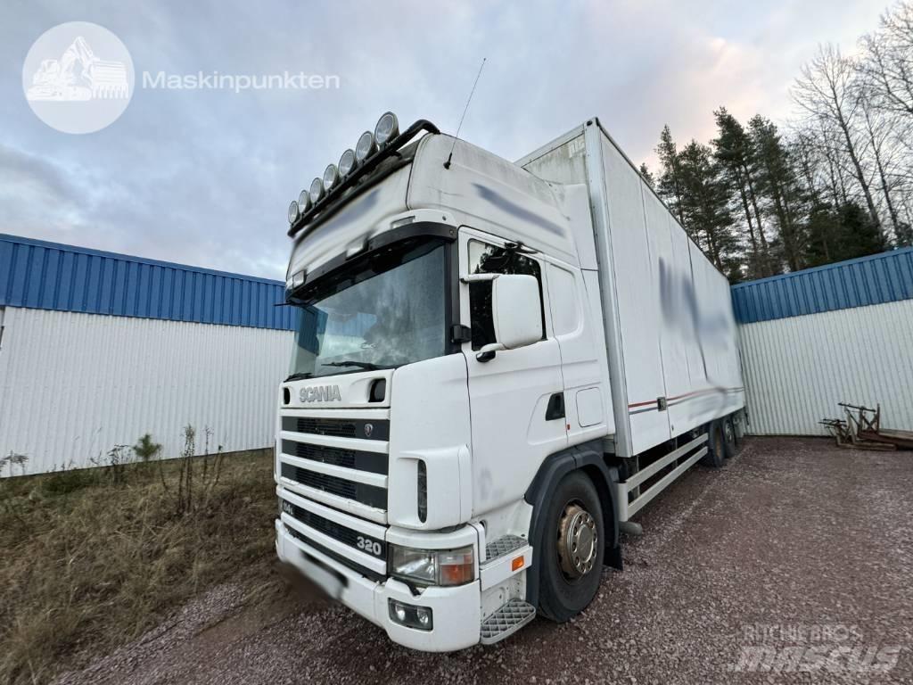Scania R 114 شاحنات ذات هيكل صندوقي