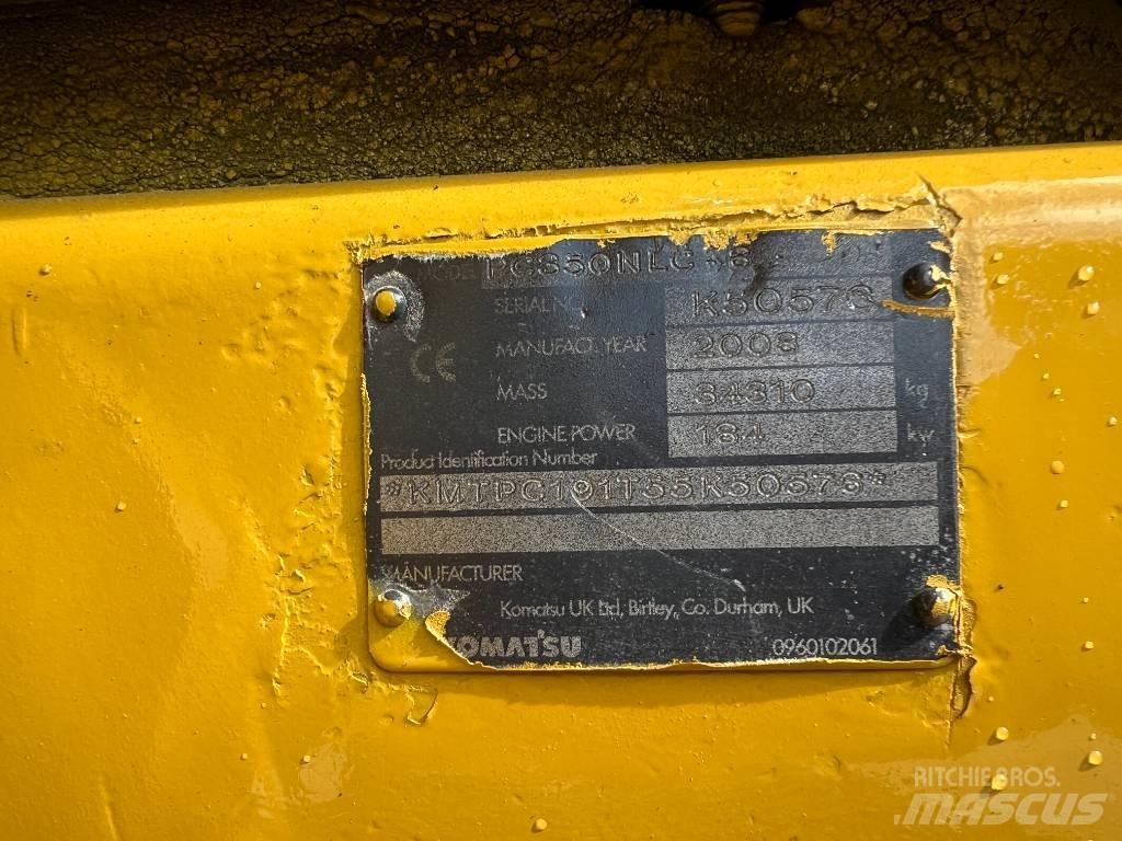 Komatsu PC 350 NLC-8 حفارات زحافة