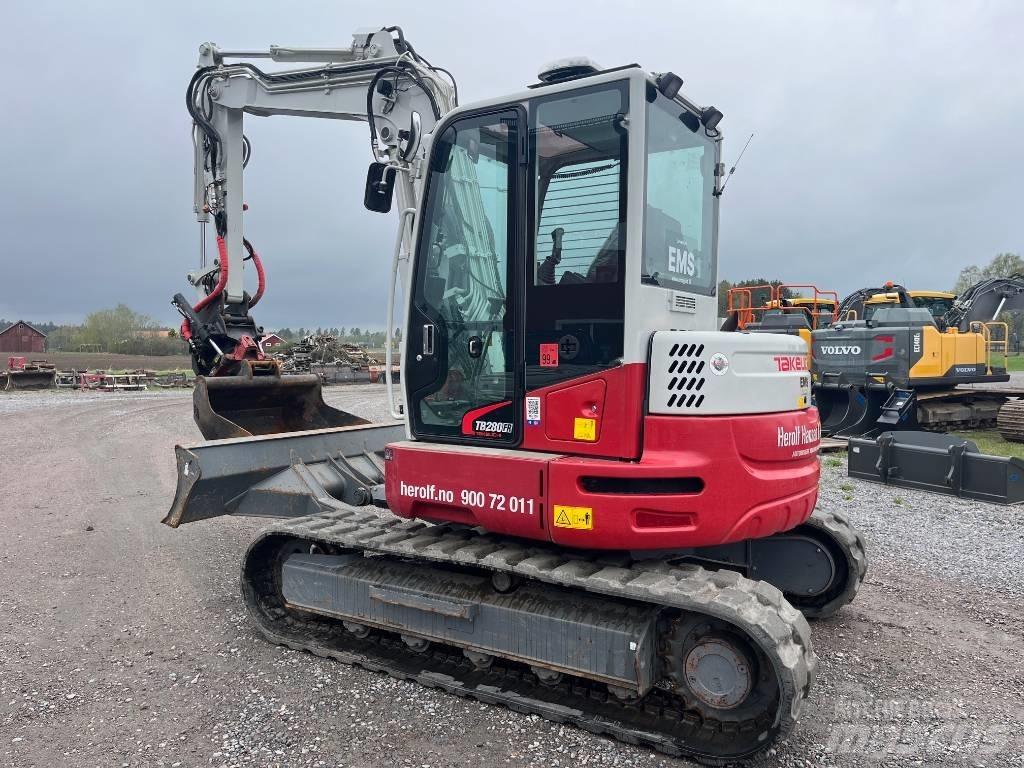 Takeuchi TB 280 FR حفارات وسط 7 طن - 12 طن