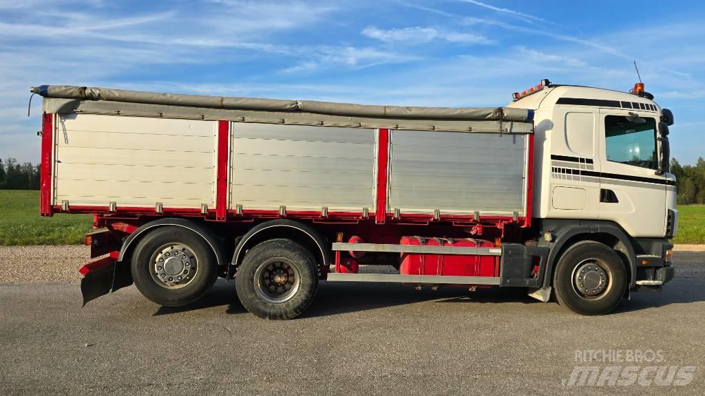 Scania R 124 LB شاحنات قلابة