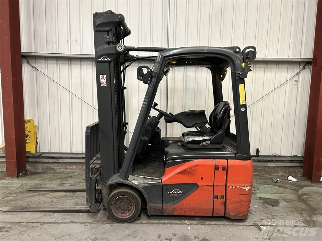 Linde E16C-02 شاحنات ذات رافعات شوكية تعمل بالكهرباء