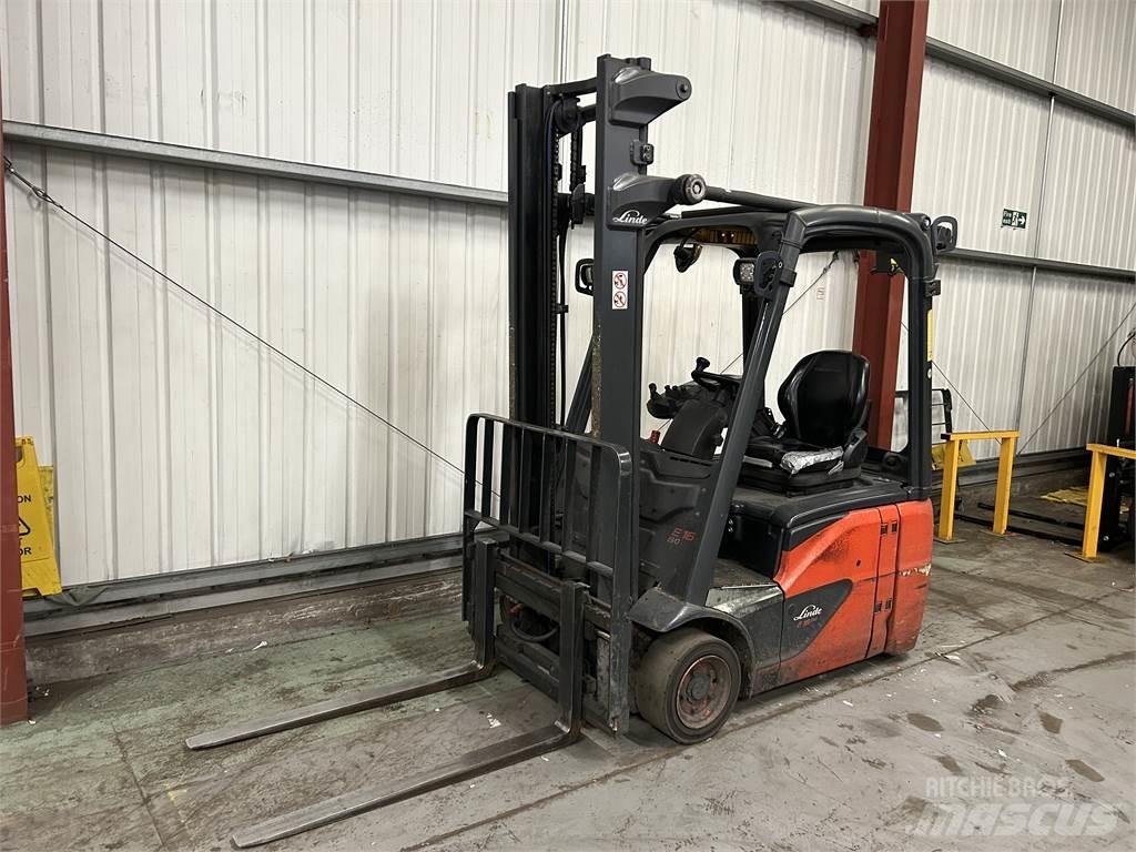 Linde E16C-02 شاحنات ذات رافعات شوكية تعمل بالكهرباء
