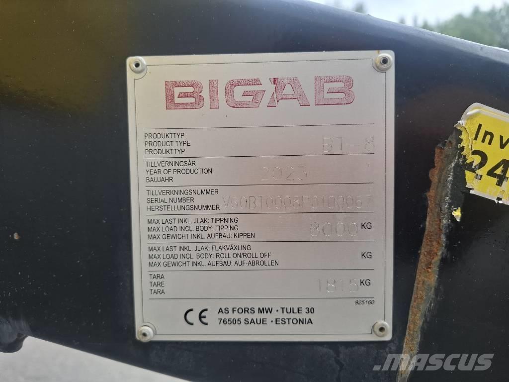 Bigab BT 8 مقطورات قلابة