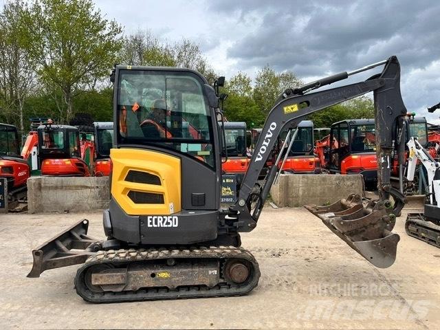 Volvo ECR 25 D حفارات صغيرة أقل من 7 طن (حفارات صغيرة)