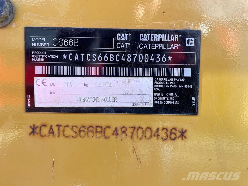 CAT CS66B مداحل أحادية الأسطوانة