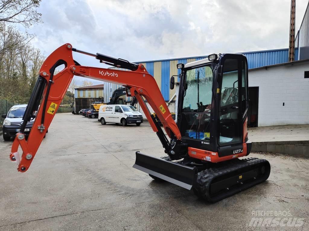 Kubota U 27-4 حفارات صغيرة أقل من 7 طن (حفارات صغيرة)