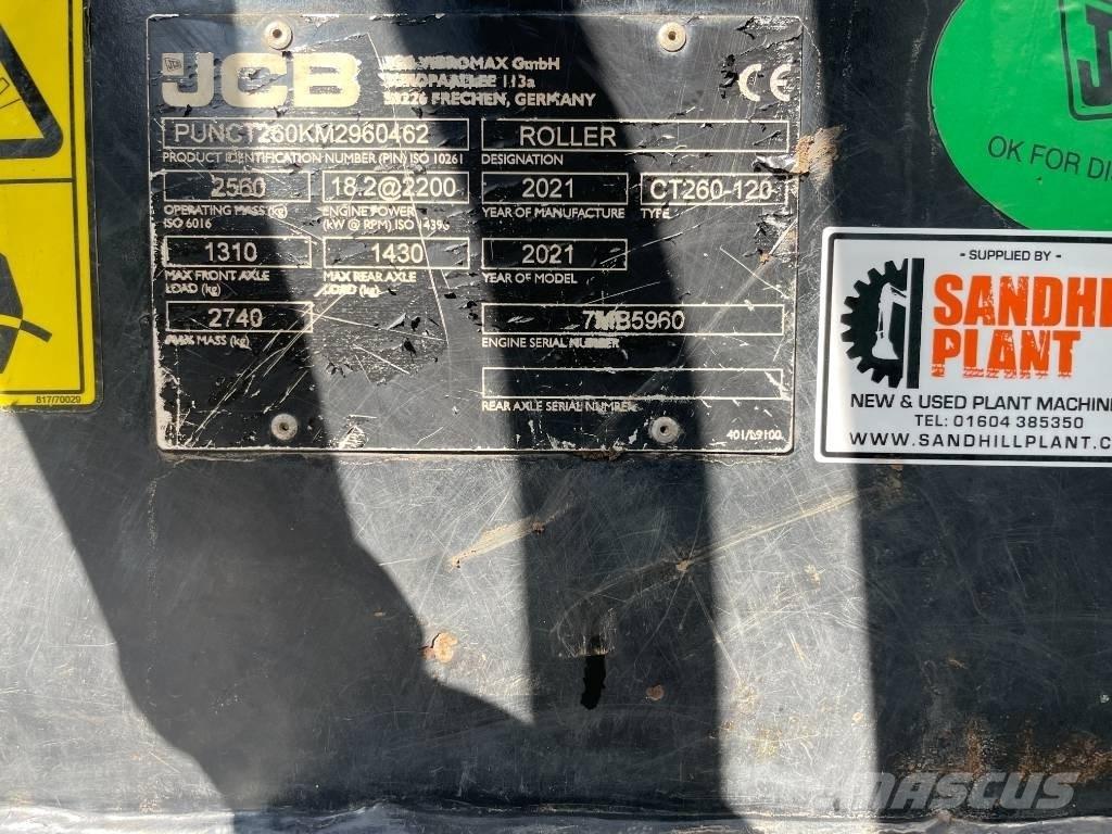 JCB CT 260-120 مداحل ثنائية الاسطوانة