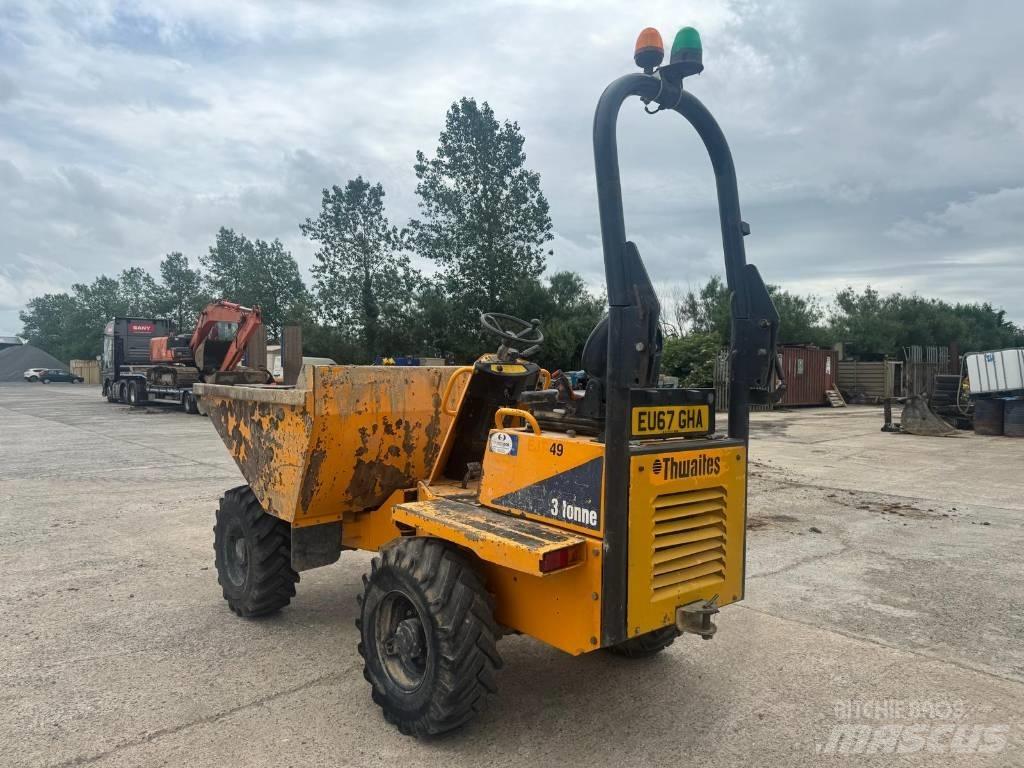 Thwaites 3 tonne عربات نقل قلابة للمواقع