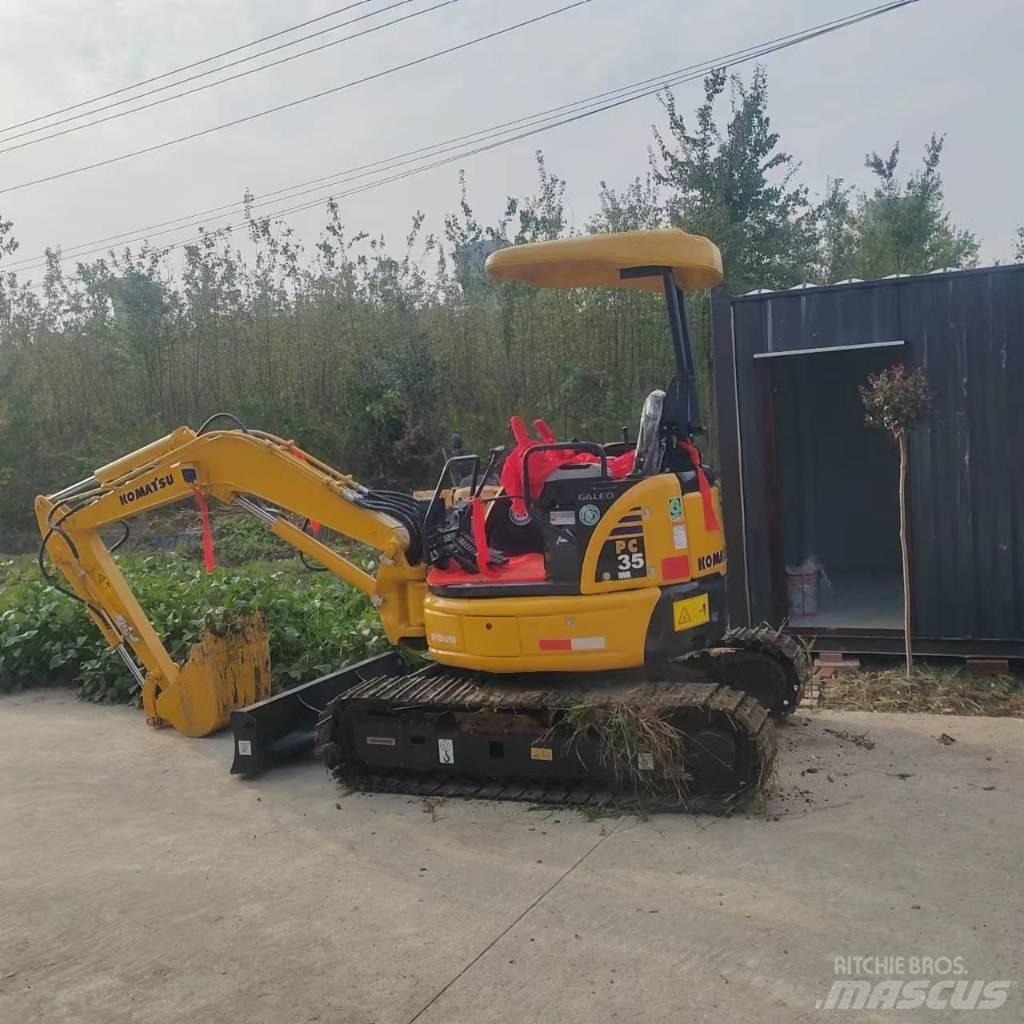 Komatsu PC 35 MR حفارات صغيرة أقل من 7 طن (حفارات صغيرة)