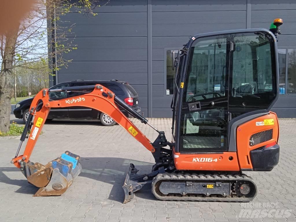 Kubota KX 016-4 حفارات صغيرة أقل من 7 طن (حفارات صغيرة)