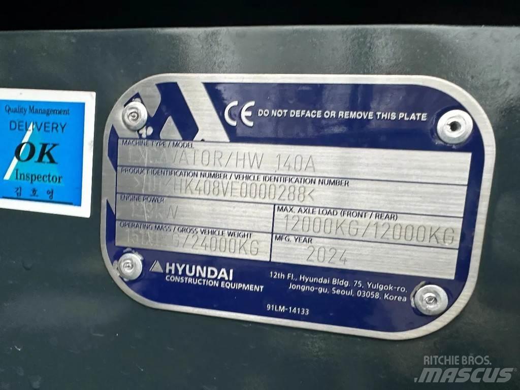 Hyundai HW140A حفارات بعجل