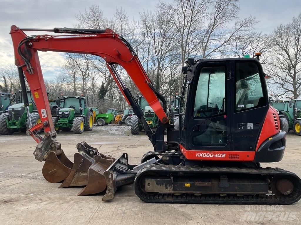 KUBOTA KX080 حفارات وسط 7 طن - 12 طن