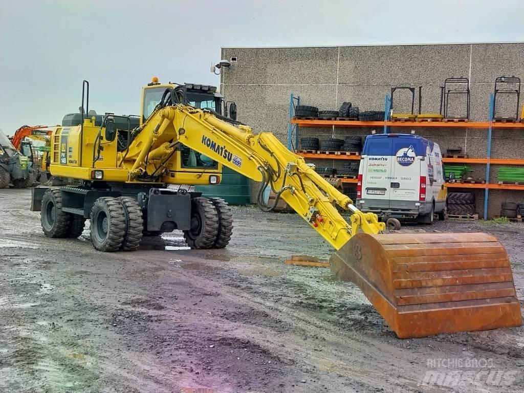 Komatsu PW 148-8 حفارات بعجل
