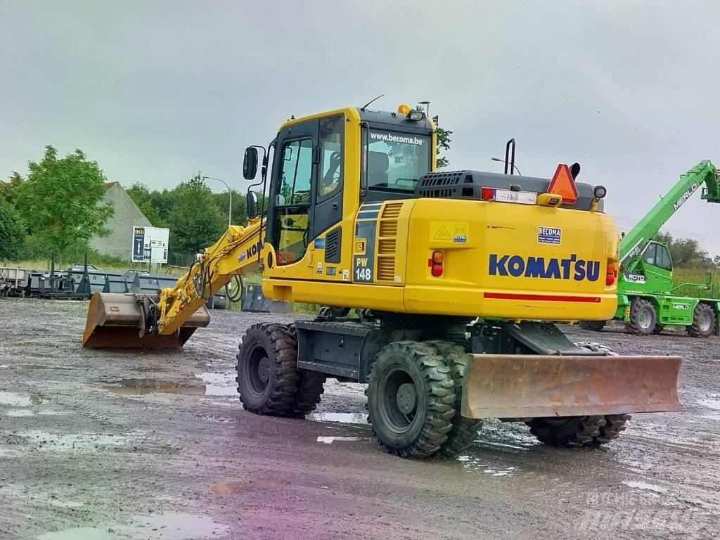 Komatsu PW 148-8 حفارات بعجل