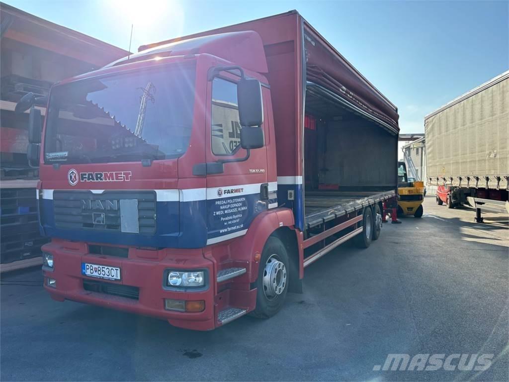 MAN TGM 22.280 شاحنات مسطحة/مفصلية الجوانب