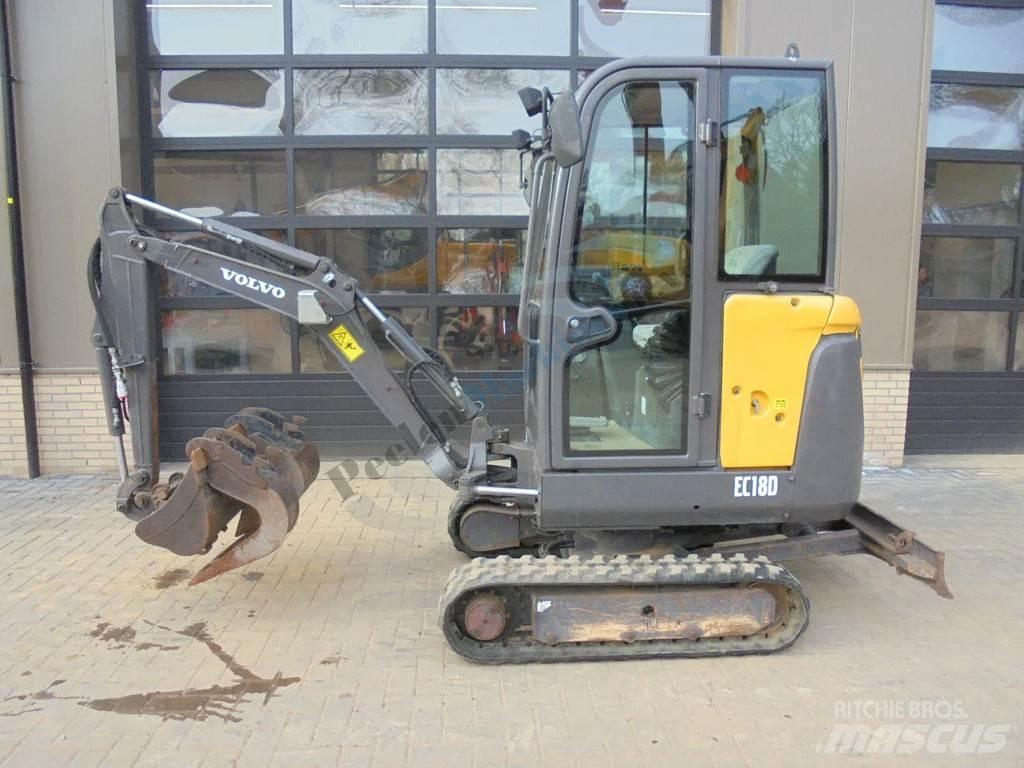 Volvo EC 18 D حفارات صغيرة أقل من 7 طن (حفارات صغيرة)