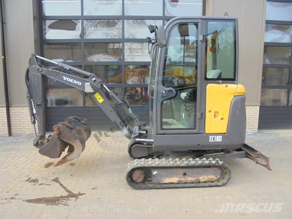 Volvo EC 18 D حفارات صغيرة أقل من 7 طن (حفارات صغيرة)
