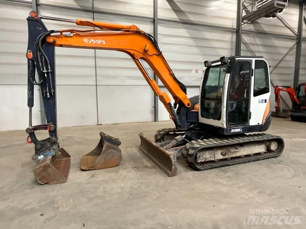 Kubota KX 080-3 حفارات وسط 7 طن - 12 طن