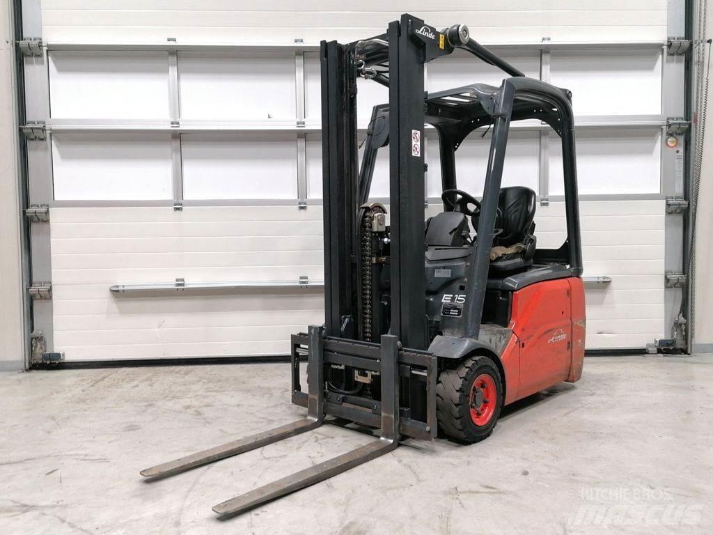 Linde E15-01 شاحنات ذات رافعات شوكية تعمل بالكهرباء