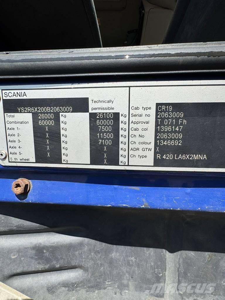 Scania R 420 وحدات الجر