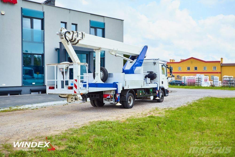 Wumag WT 300 المنصات الهوائية المثبتة على شاحنة