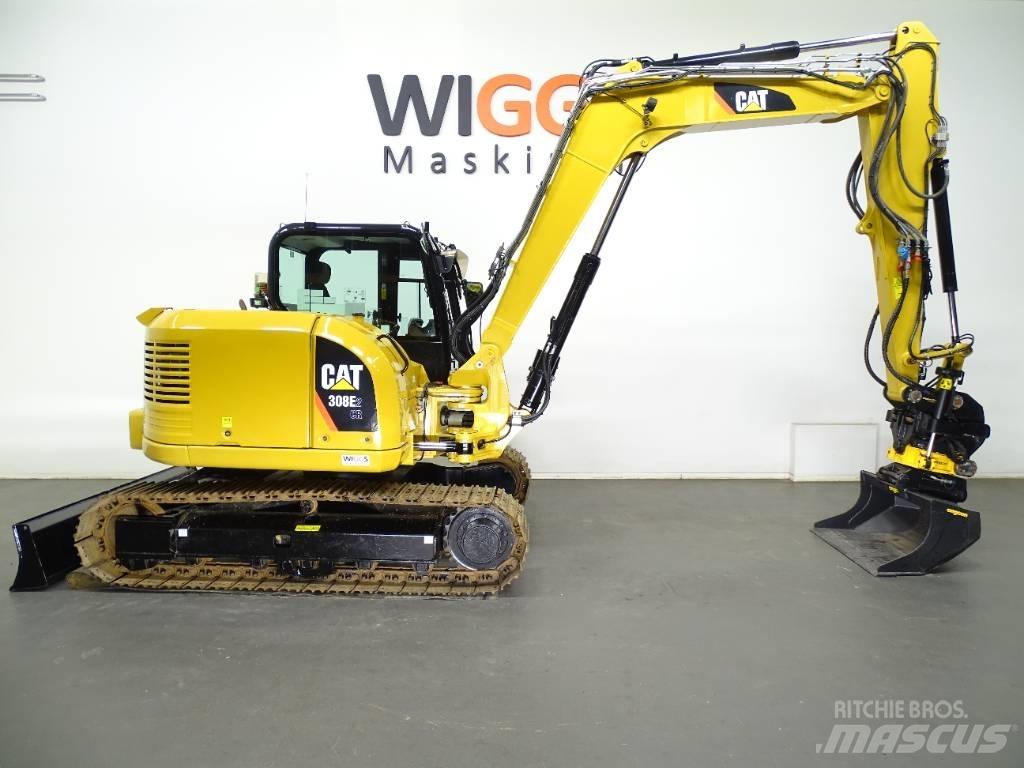 CAT 308 E 2 CR حفارات وسط 7 طن - 12 طن