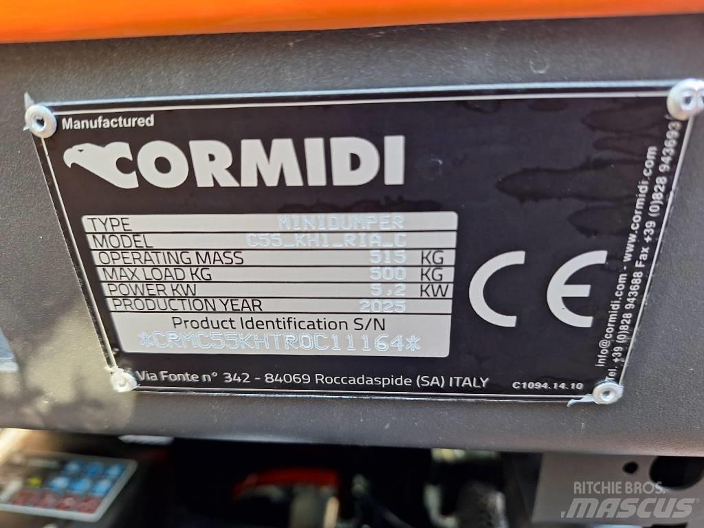Cormidi C60 and C55 عربات نقل قلابة مجنزرة