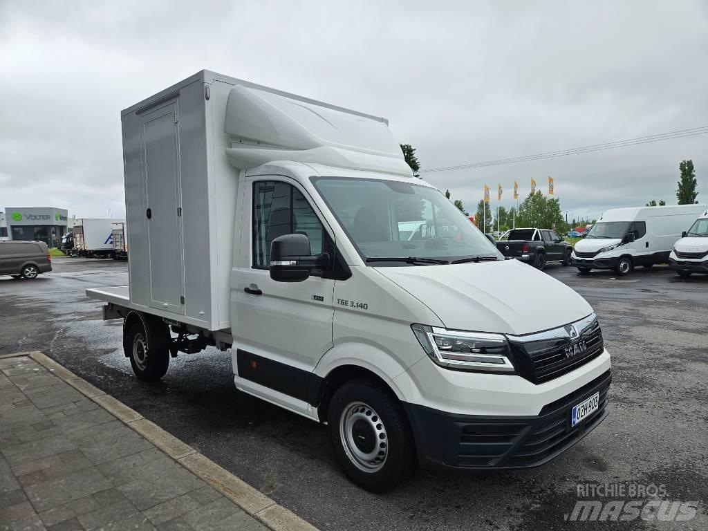 MAN TGE 3.140  4x4 هيكل صندوقي