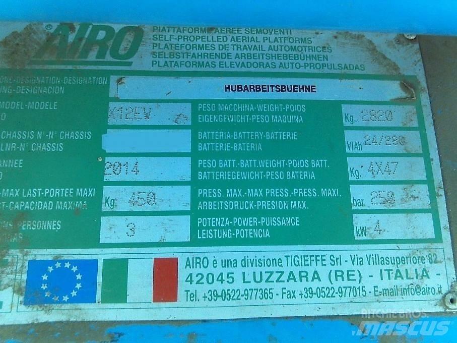 Airo X 12 EW رافعات مقصية الشكل