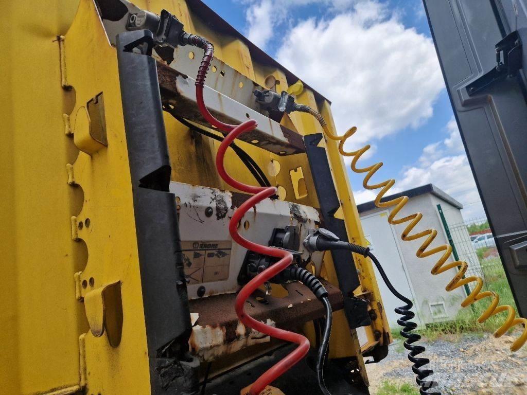 Krone SD 27 نصف مقطورات مسطحة / مفصلية الجوانب
