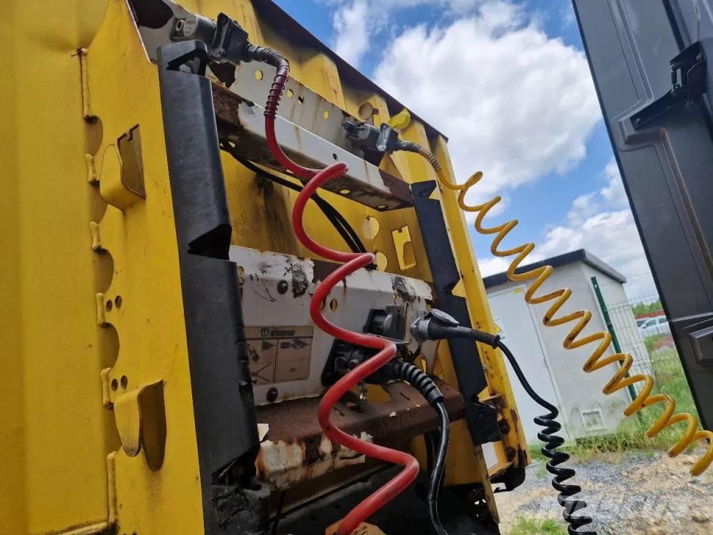 Krone SD 27 نصف مقطورات مسطحة / مفصلية الجوانب