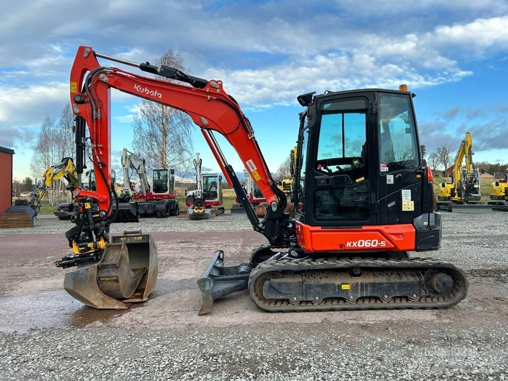 Kubota KX060-5 حفارات صغيرة أقل من 7 طن (حفارات صغيرة)