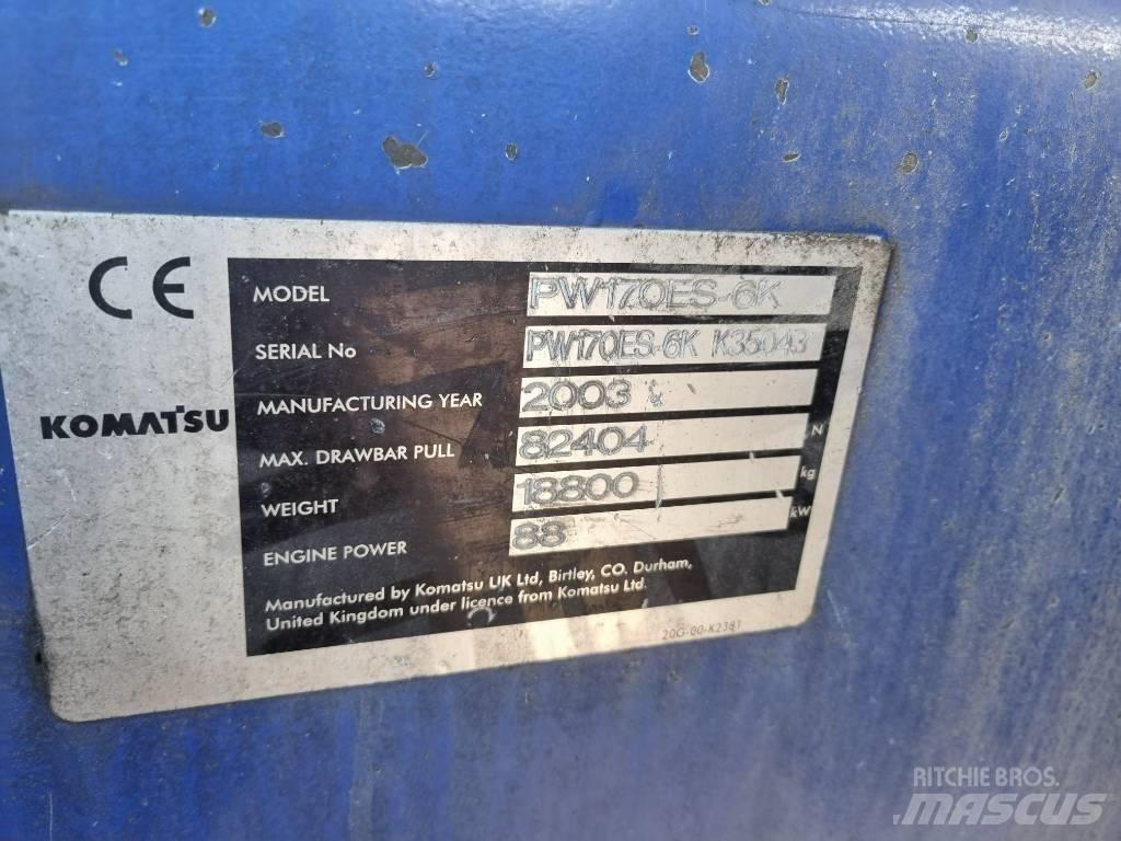 Komatsu PW 170 ES - 6K حفارات بعجل