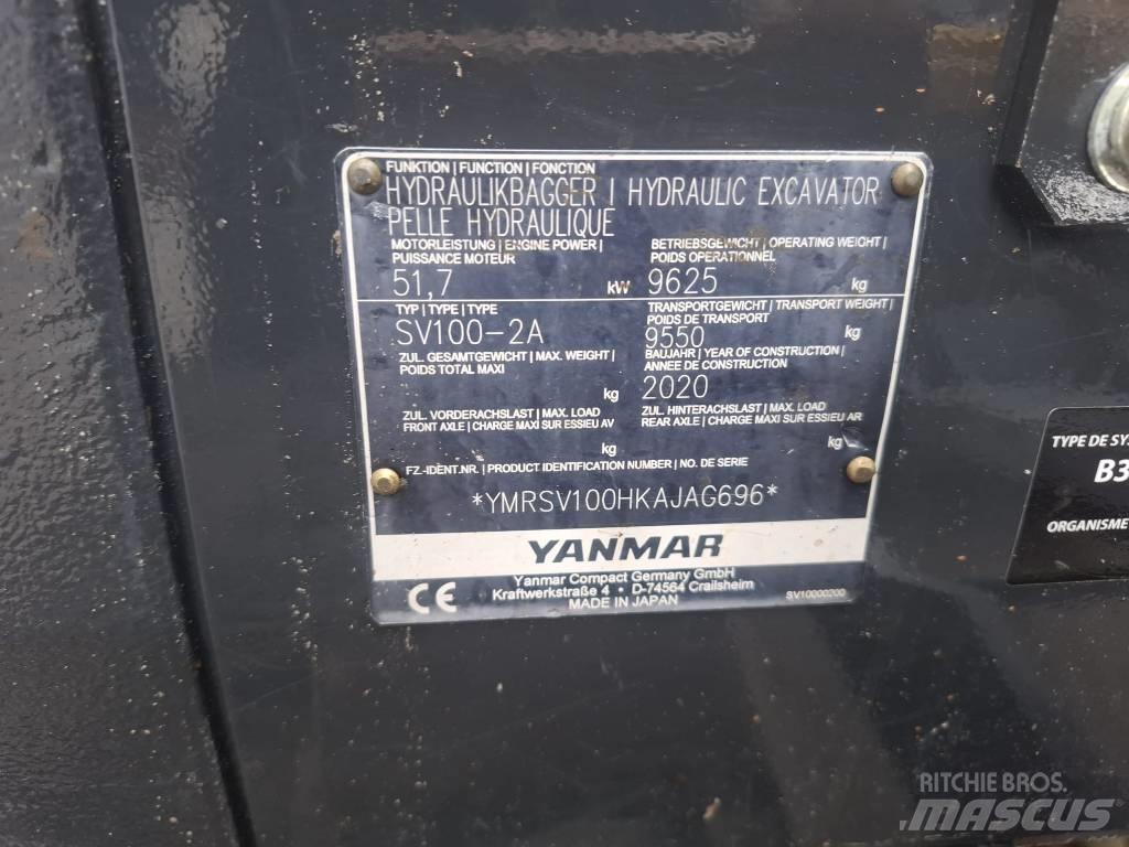 Yanmar SV 100-2A حفارات وسط 7 طن - 12 طن