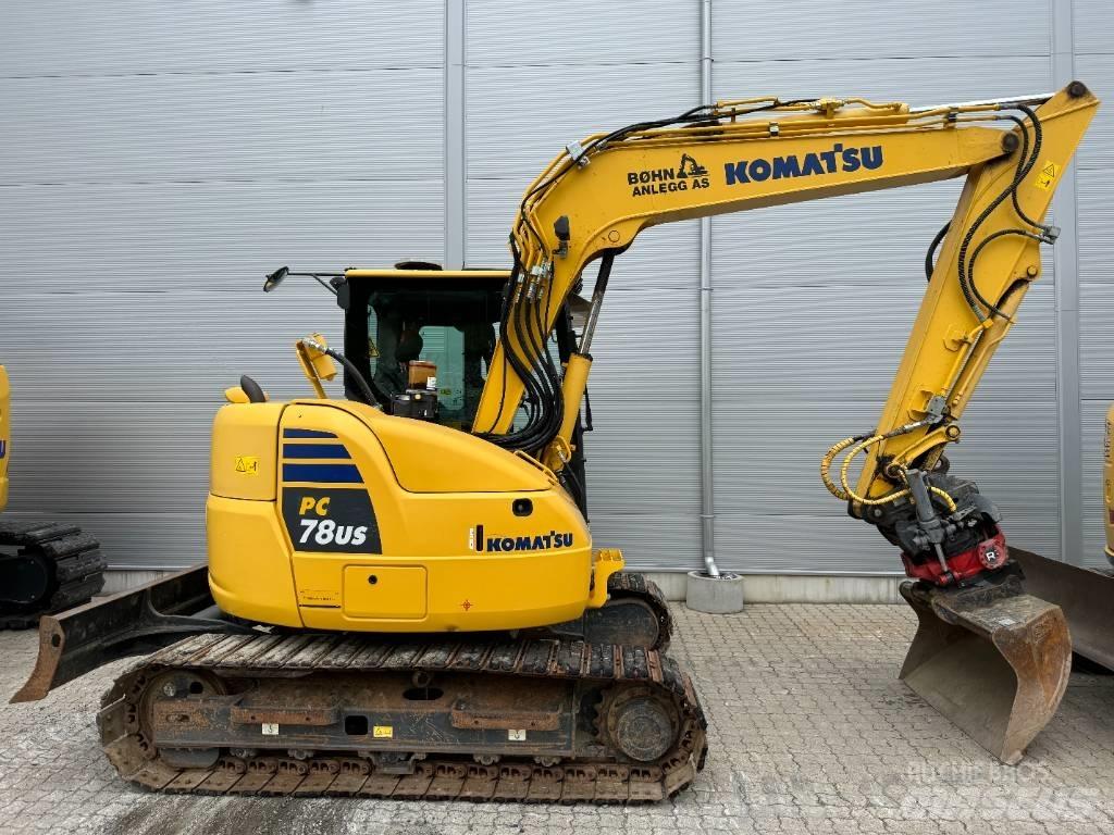 Komatsu pc 78 us-10 حفارات وسط 7 طن - 12 طن